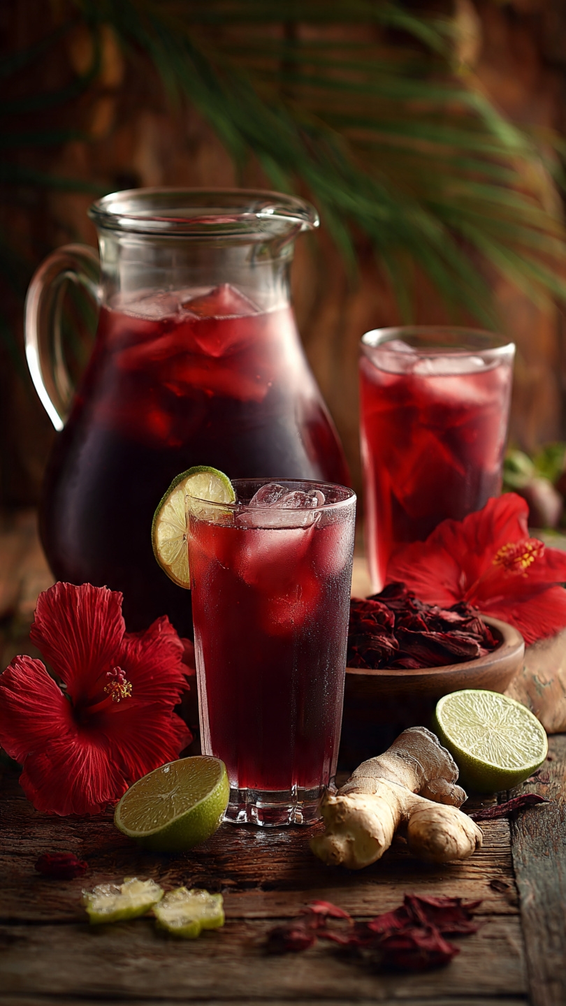 DD Herty Zobo with hibiscus and ginger