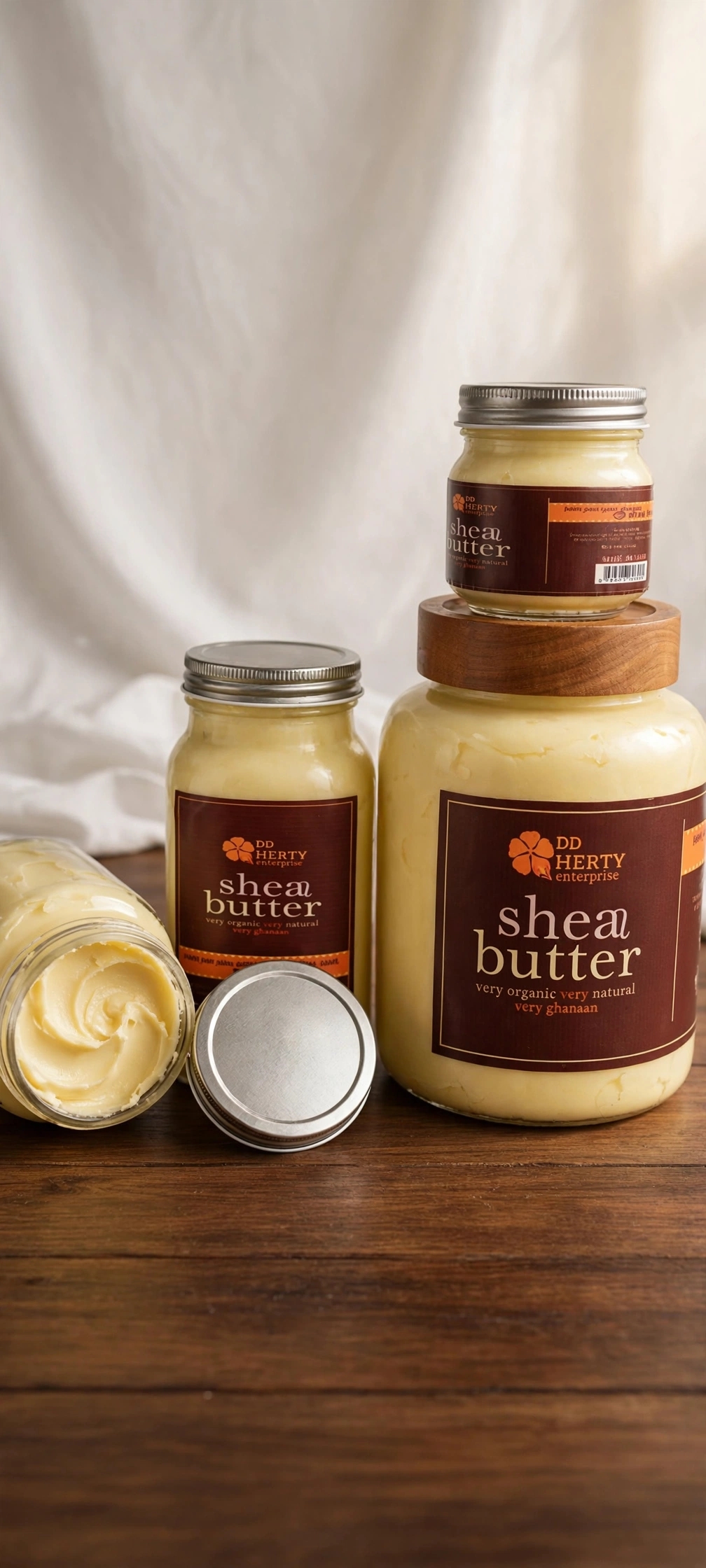 DD HERTY Shea Butter 4 Pack