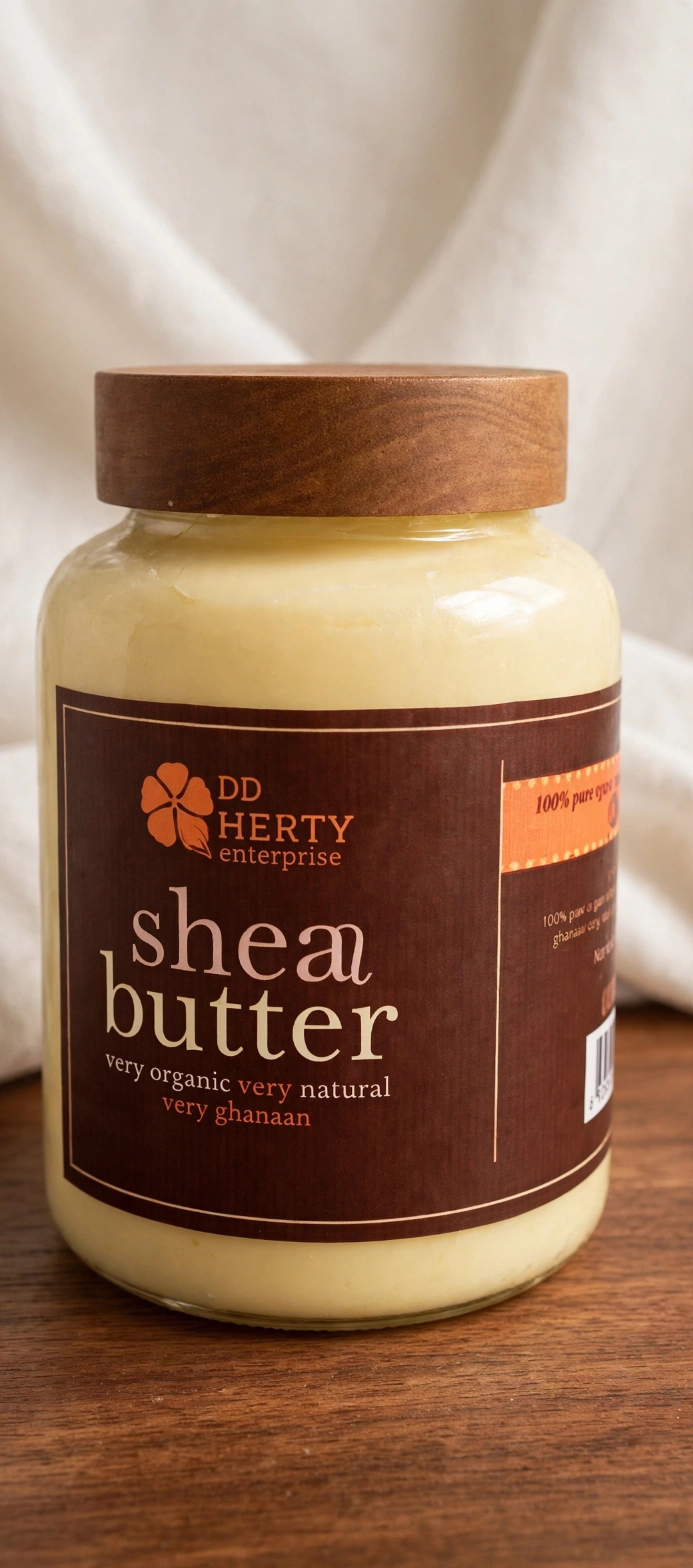 DD HERTY Large Shea Butter Jar